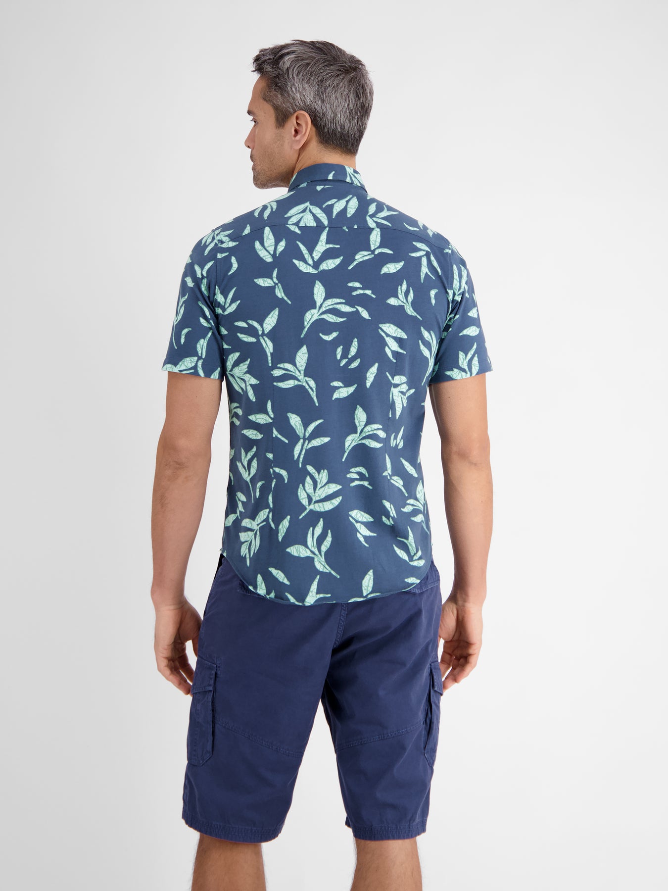 Kurzarmhemd mit floralem Print