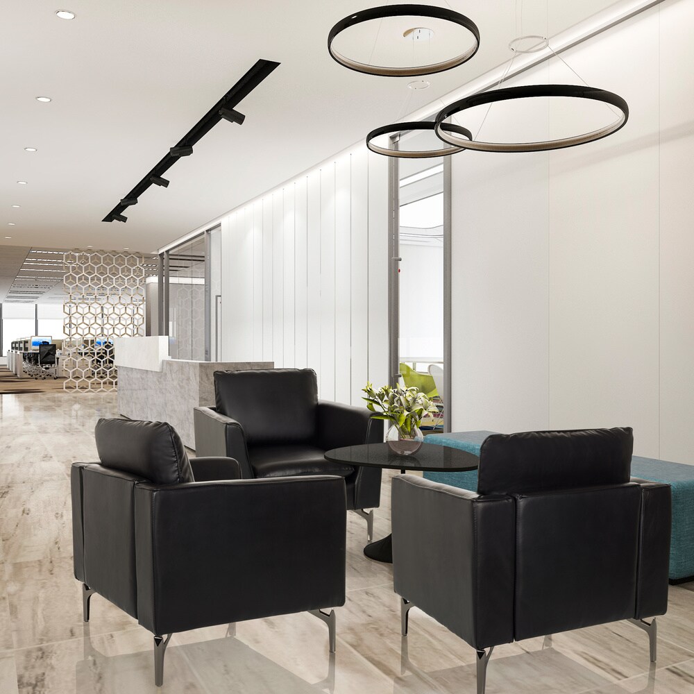 Loungesessel BAVERO Kunstleder mit Armlehnen hjh OFFICE