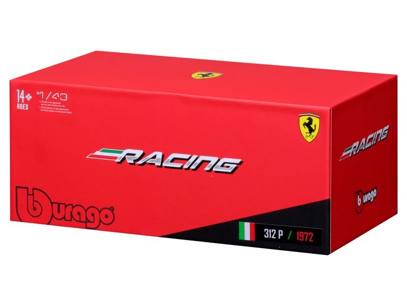 BBurago Ferrari Racing F430 GT2 2008 Rot 1:43 Sammlermodell im Massstab 1:43