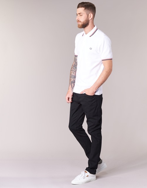 Fred Perry - THE FRED PERRY SHIRT - Blanc / Rouge