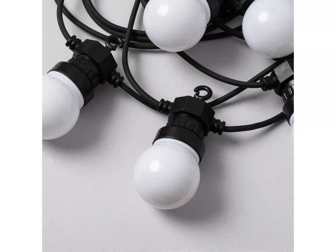Guirlande d'Ampoule LED Solaire Extérieur Kuiper 7m Blanc