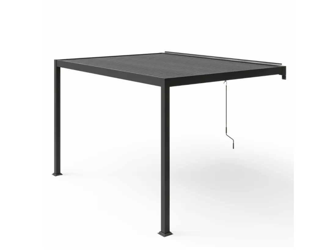Pergola bioclimatique adossée 3x4 m AGADIR