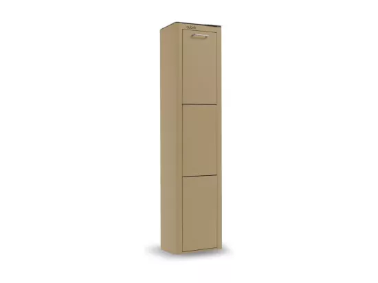 Poubelle cuisine de tri sélectif - 3 compartiments de 20L- CUBEK