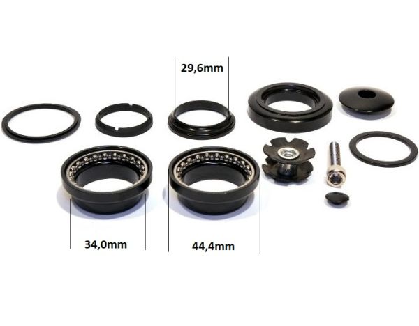 Universal A-Head Styrfittings, 1 1/8