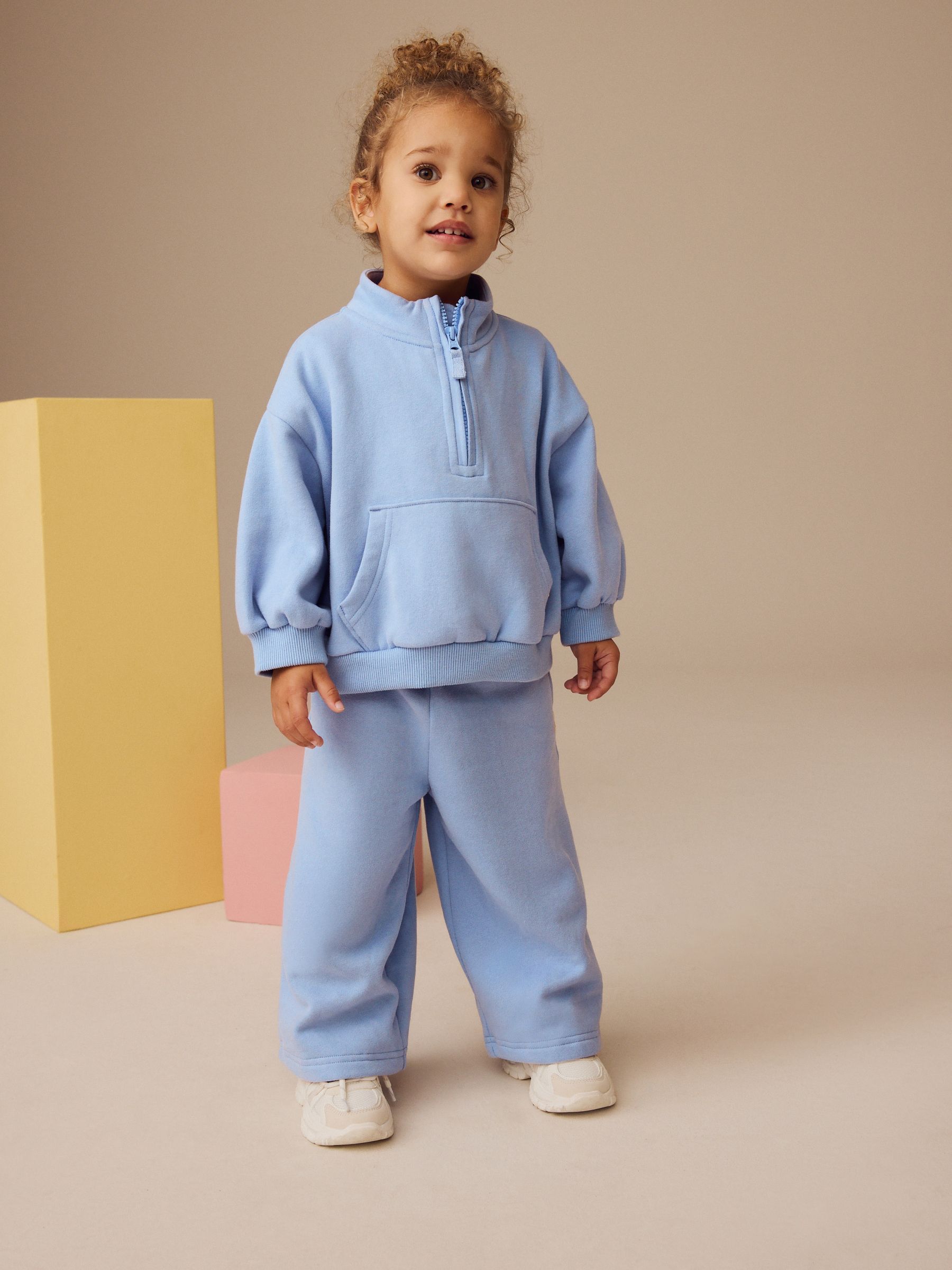 Blauw - Sweatjoggingbroek (3 mnd-7 jr)