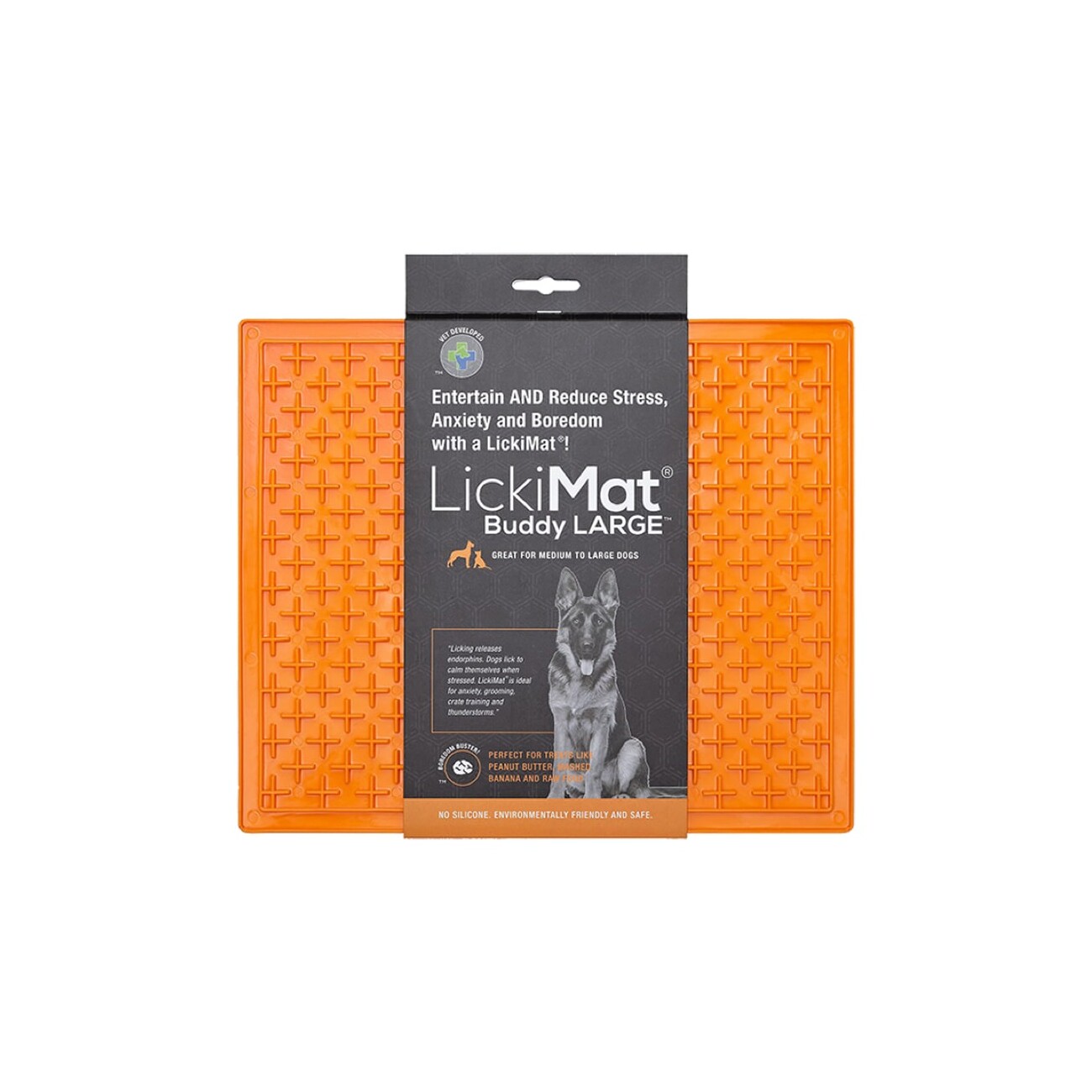 SmoothieDog Klassik 12x 250 ml + Lickimat Orange