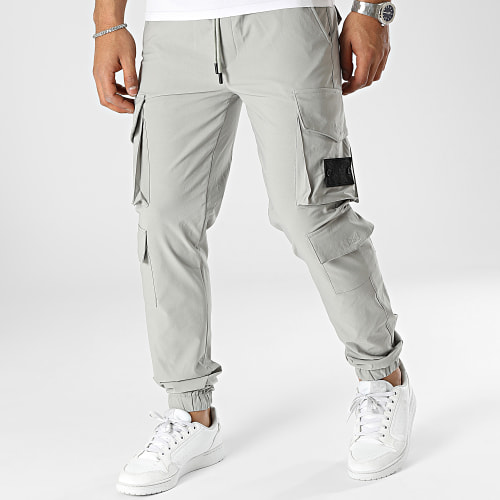 Pantalon Cargo Gris