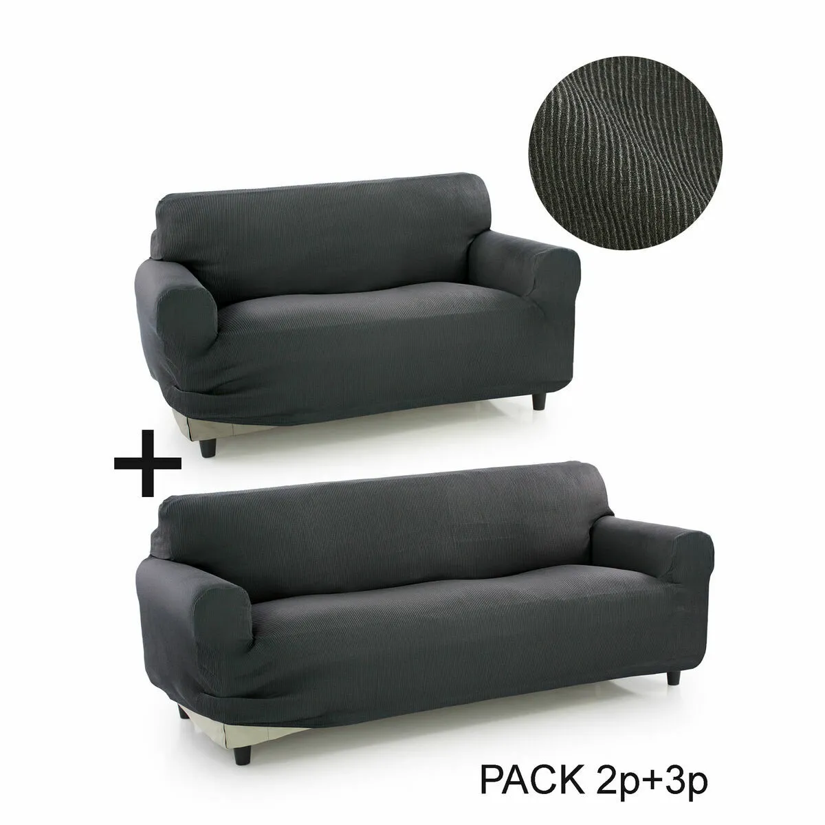 Sofakover Pocket Duo Romeo - Gris