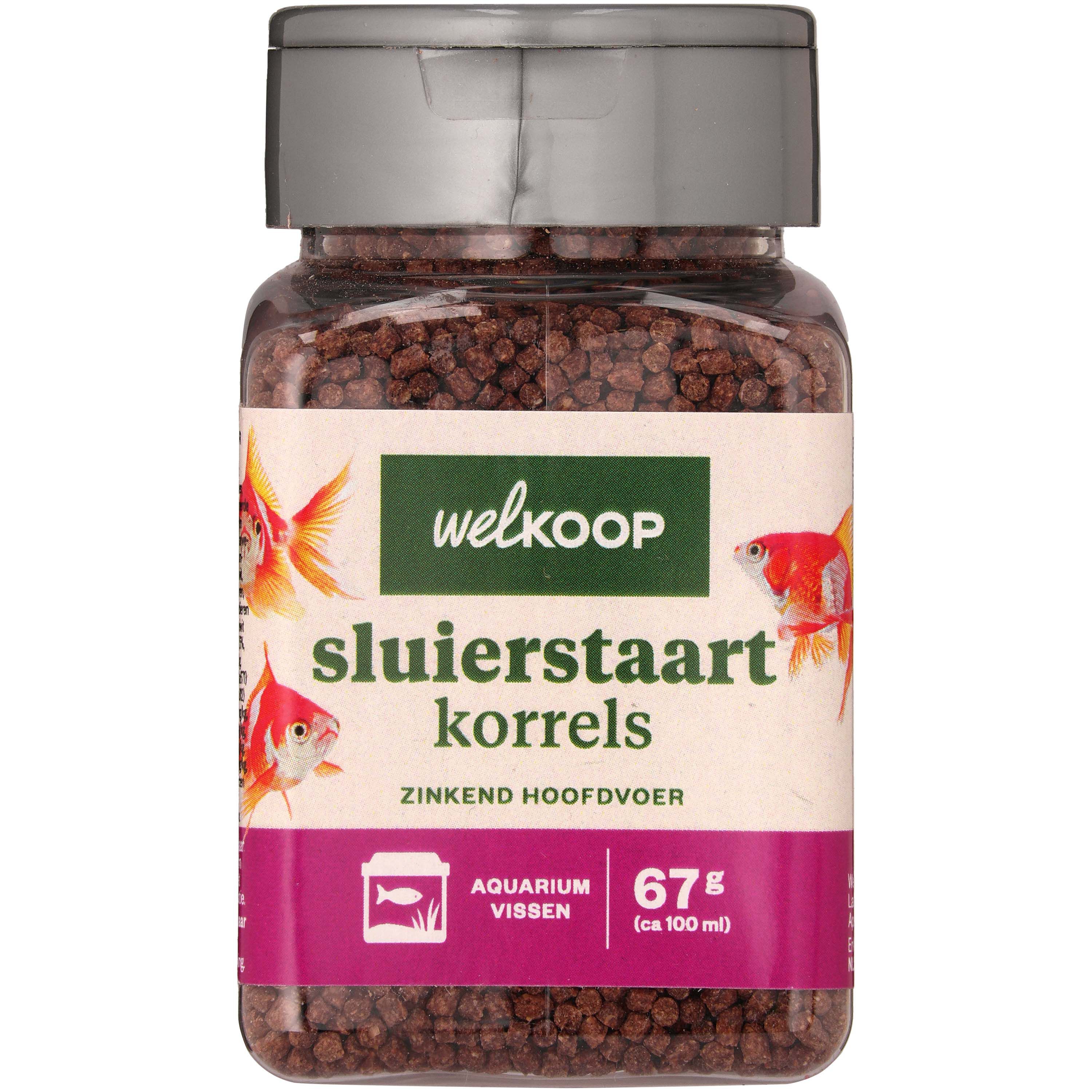 Welkoop Sluierstaartkorrels - Aquariumvissenvoer - 100 Milliliter