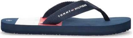 Tommy Hilfiger teenslippers donkerblauw Jongens Rubber 38
