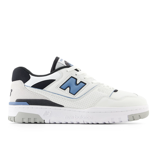 New Balance 550 Sneakers, White/Heron Blue, 46.5