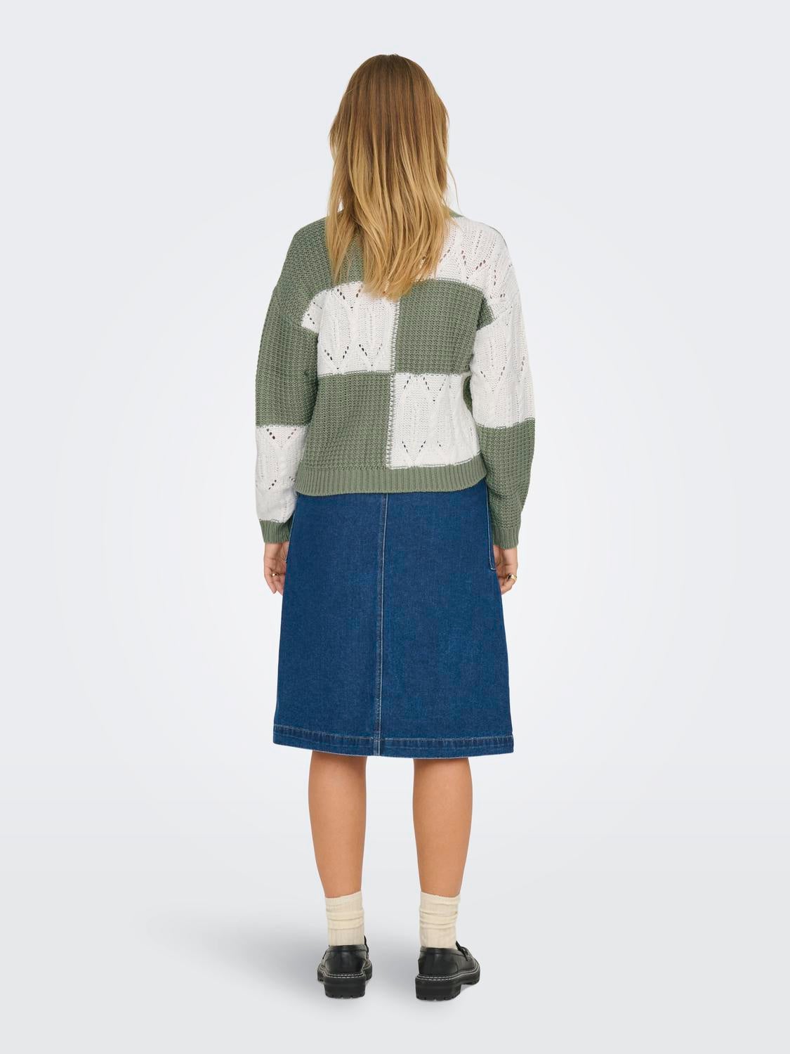 JDYJUSTY Strickpullover Sea Spray