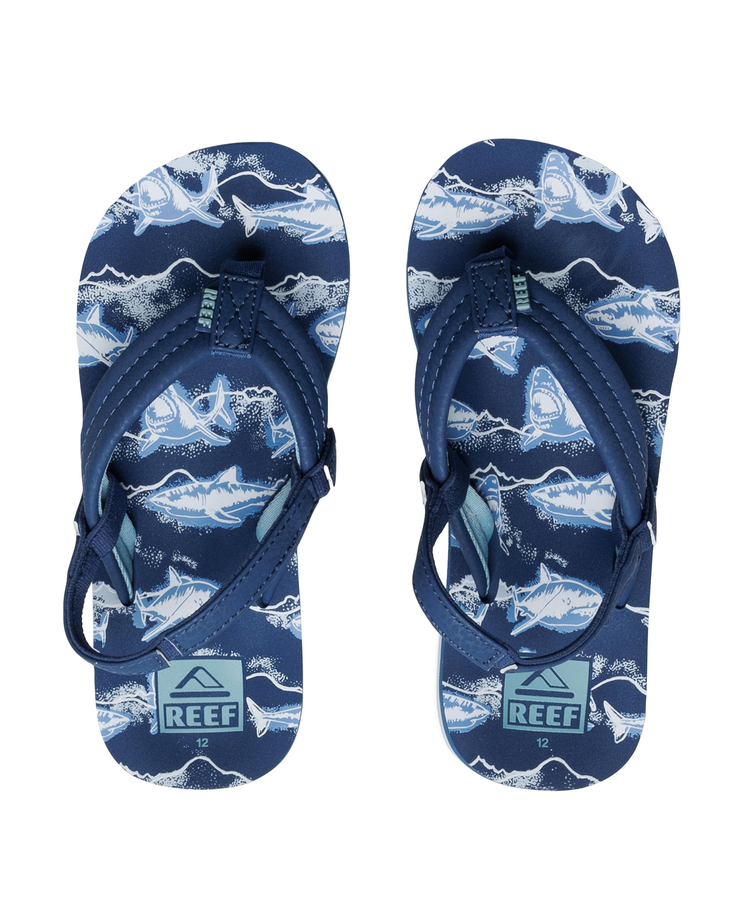 Reef LITTLE AHI uniseks slippers  blauw