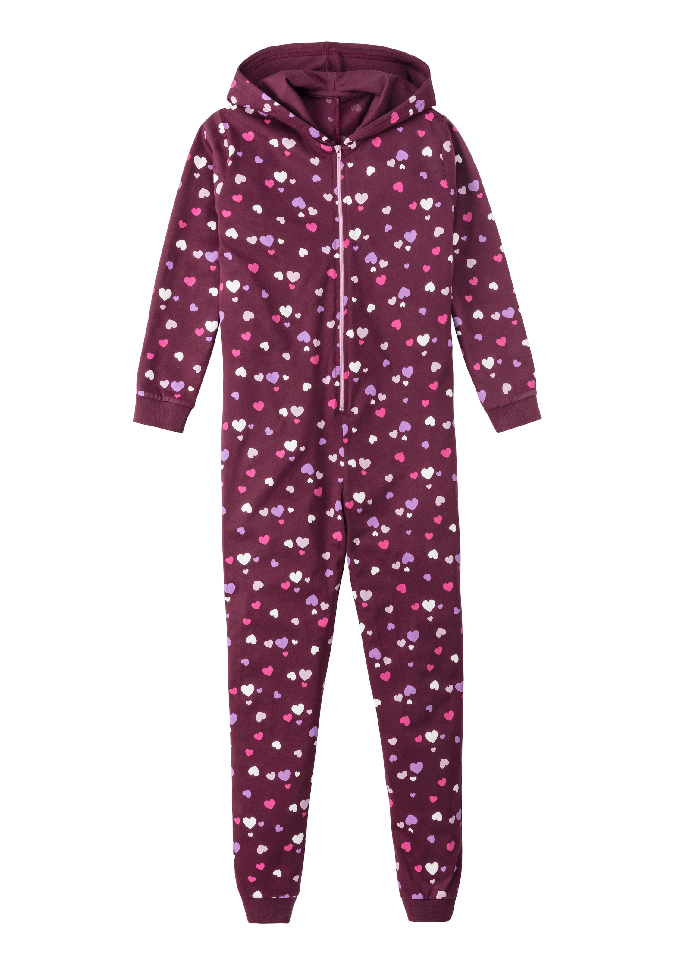 Vivance Overall , toller Einteiler zum Relaxen, mit Herzen bedruckt