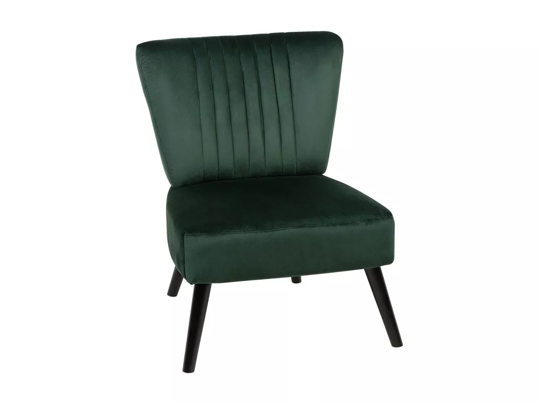 Fauteuil VAASA Velours Vert émeraude