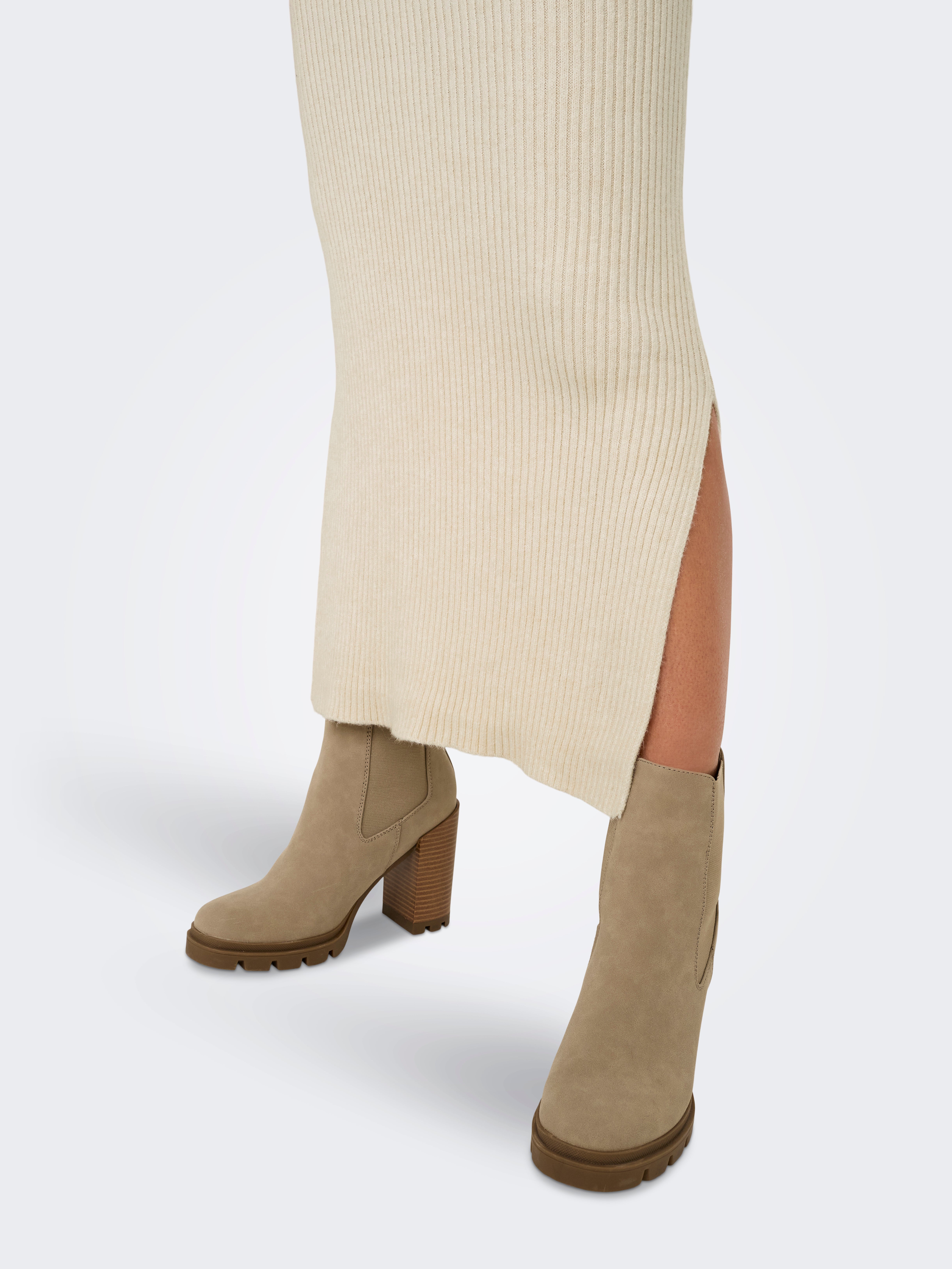ONLKATIA Langes Kleid Whitecap Gray