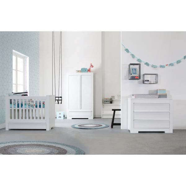 Kidsmill Bretagne Babybed Wit 60 x 120 cm