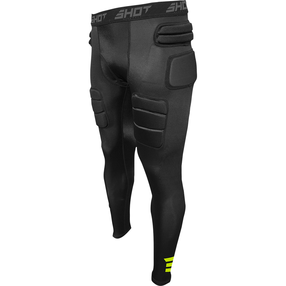 Shot - Pantalon Interceptor 2.0 Noir / Jaune fluo