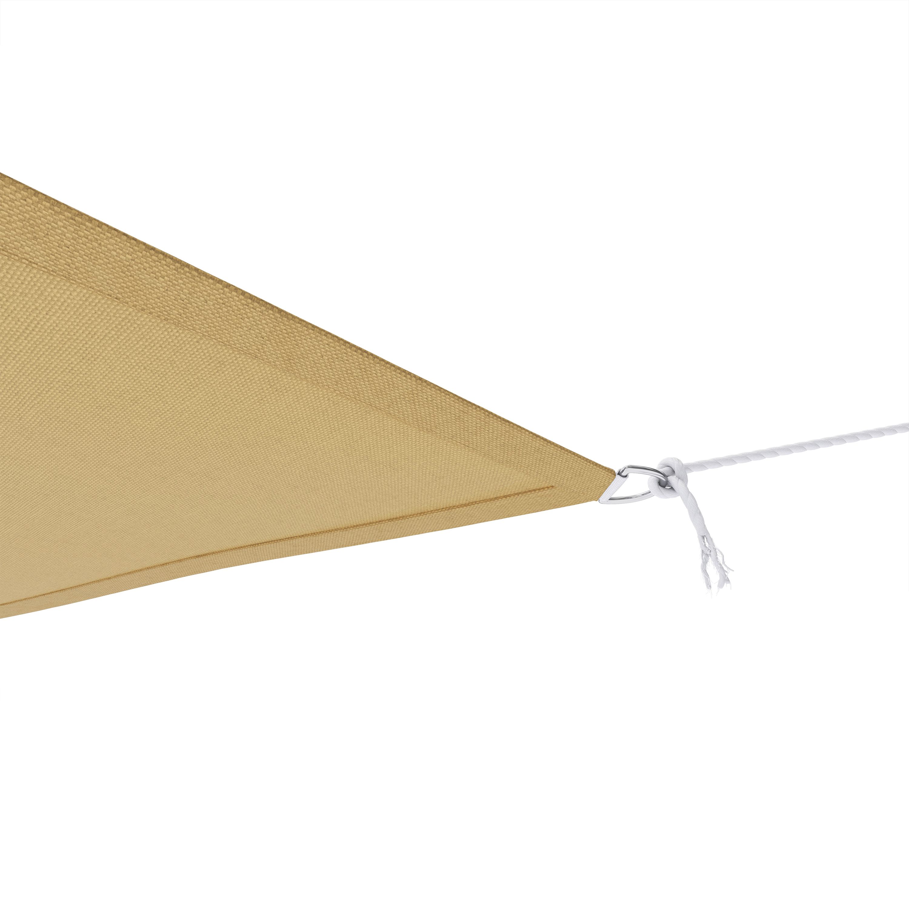 Sonnensegel Polyester Quadrat 3 x 3 m beige