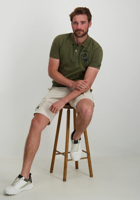 PME Legend Polo met logo patch PPSS2404882
