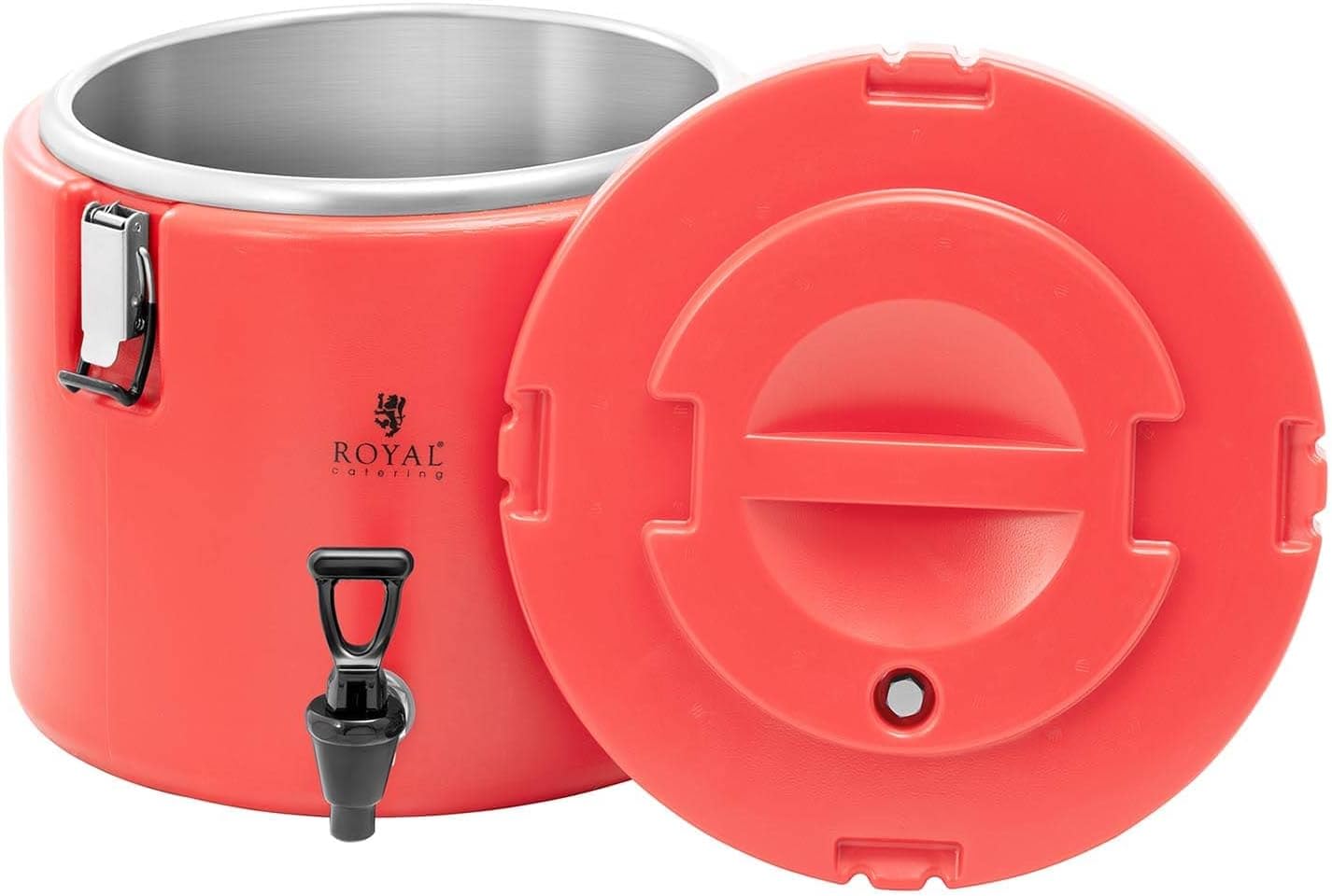 Royal Catering RC_TT_3 Thermobehälter 15 L Ablasshahn Warmhaltebehälter Thermobehälter für Essen Wärmebehälter Thermoport