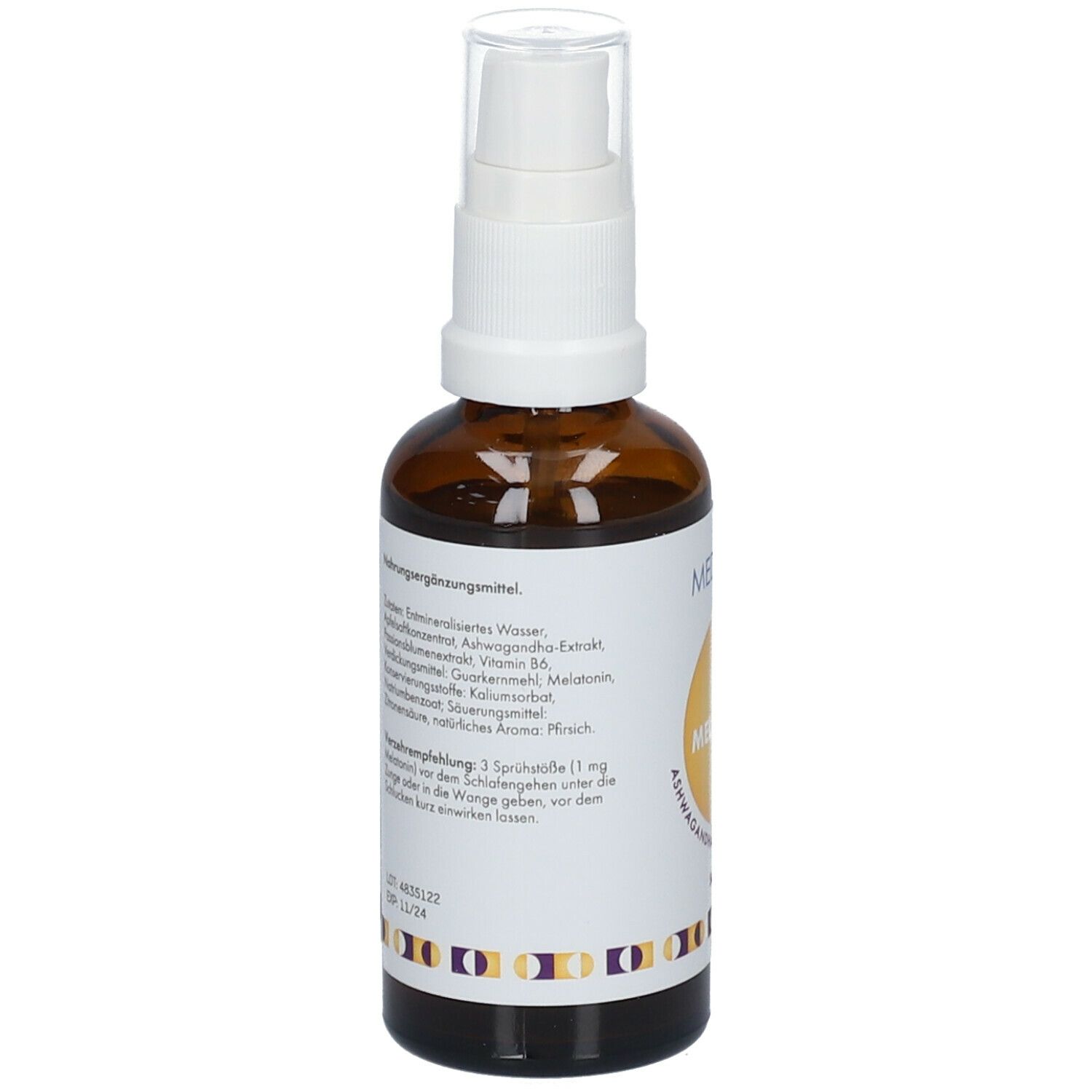 Mediakos Melatonin Ashwagandha Schlaf Spray