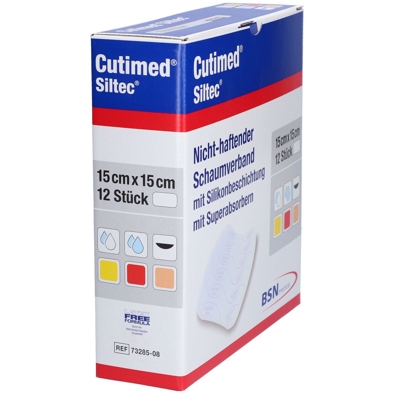 Cutimed® Siltec®, 15 cm x 15 cm