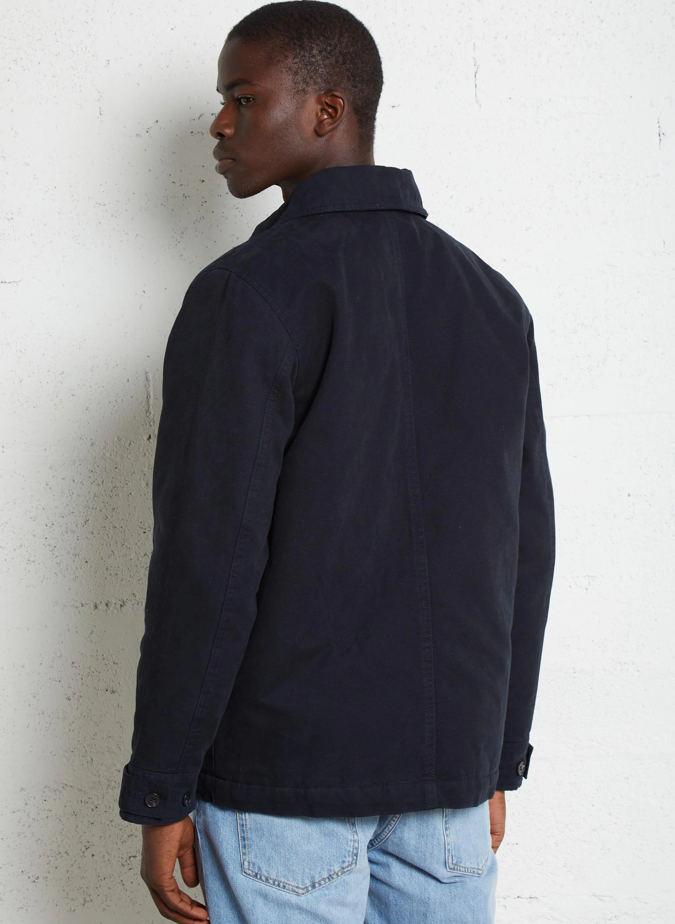 HERITAGE - Veste pêcheur matelassée en coton | Bleu