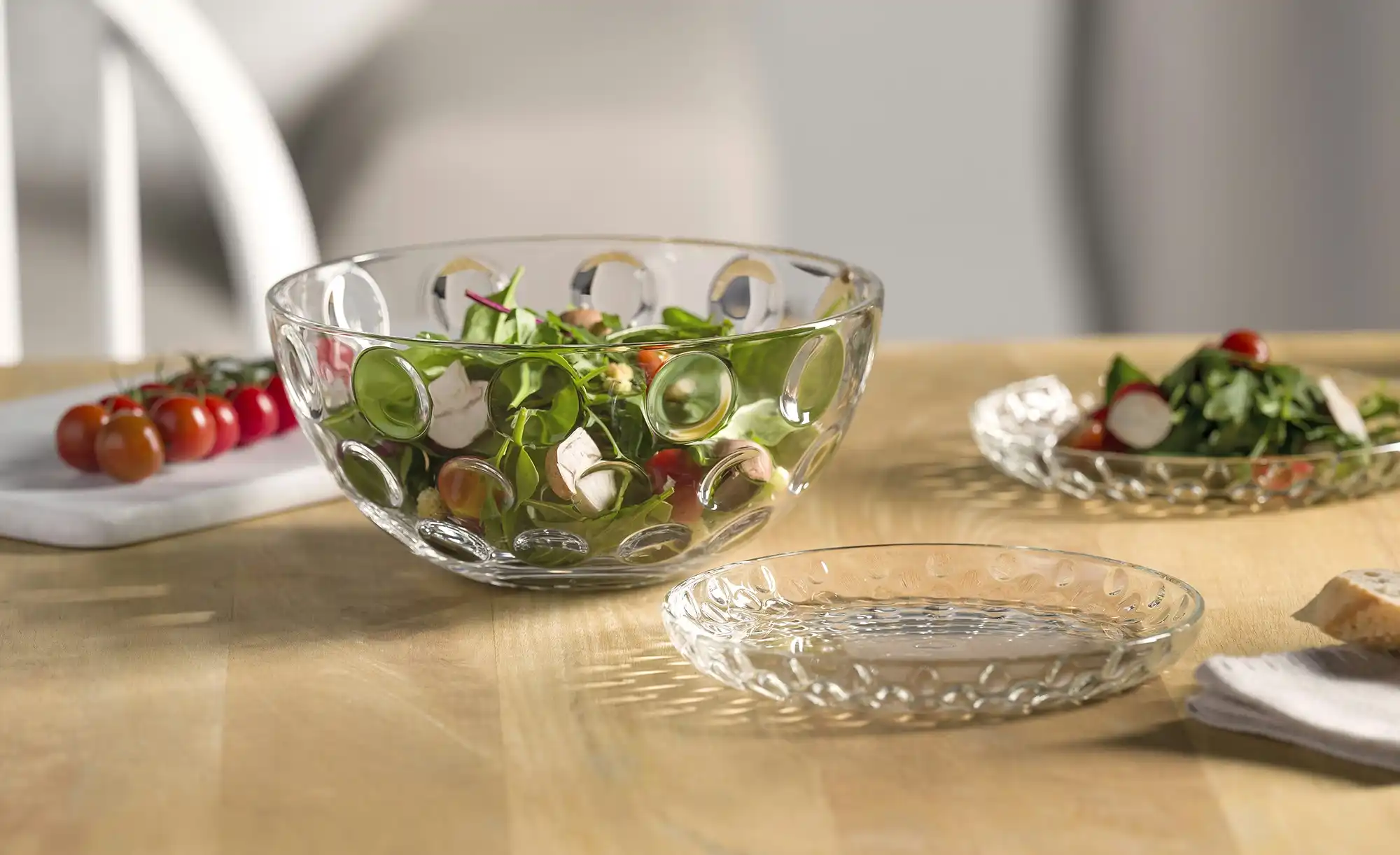 LEONARDO 4er-Tellerset Cucina Optic