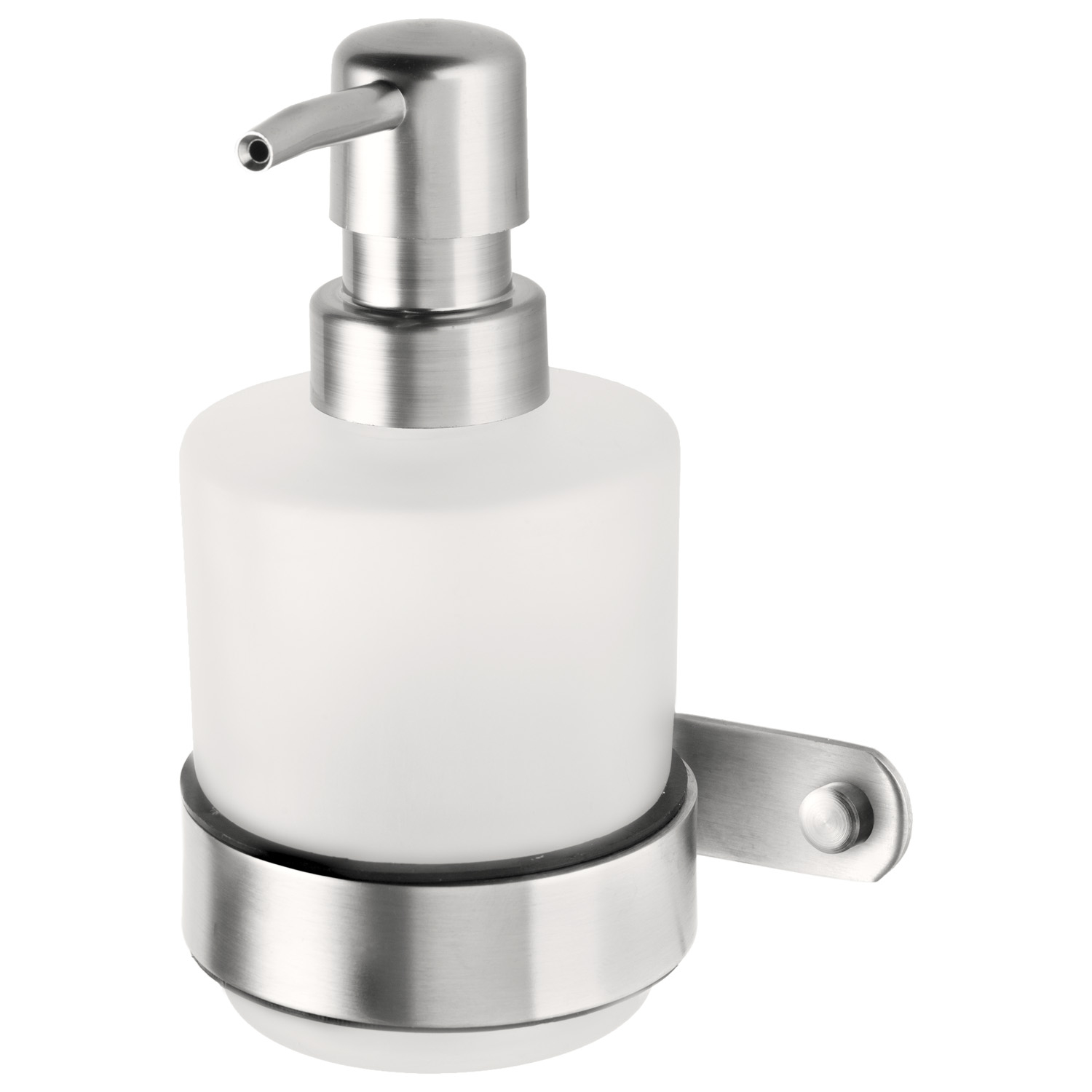 Haceka IXI zeepdispenser RVS geborsteld