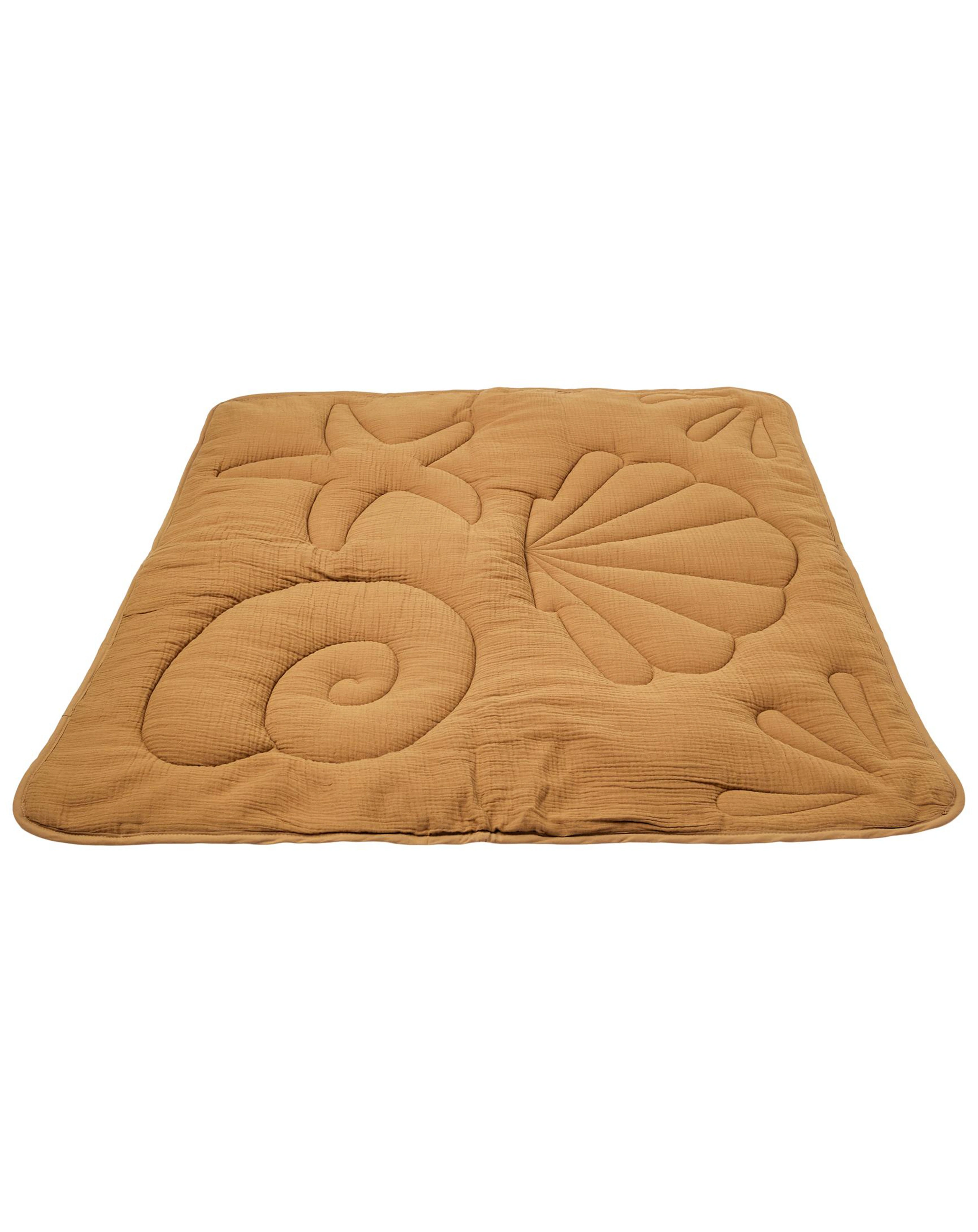 Musselin-Spieldecke NBNDIEM QUILTED in chipmunk