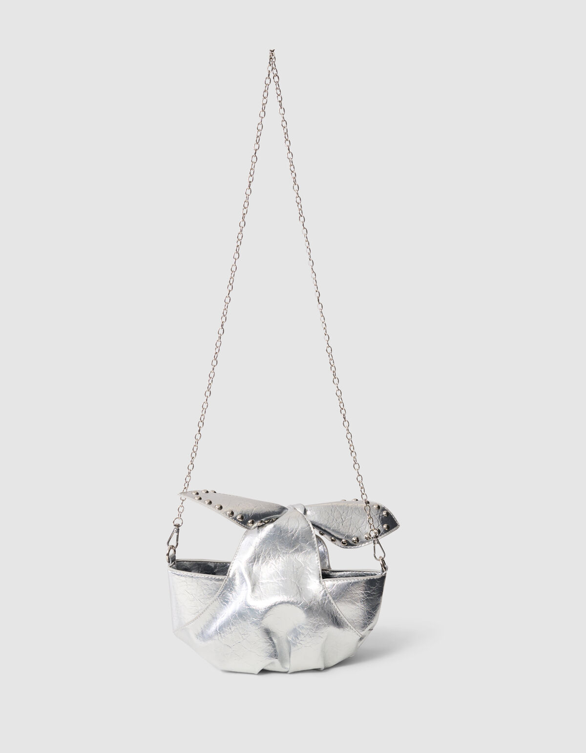 Stud Strik Tas Zilver