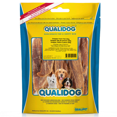QUALIDOG Hundeleckerli Snapper Filet 200g