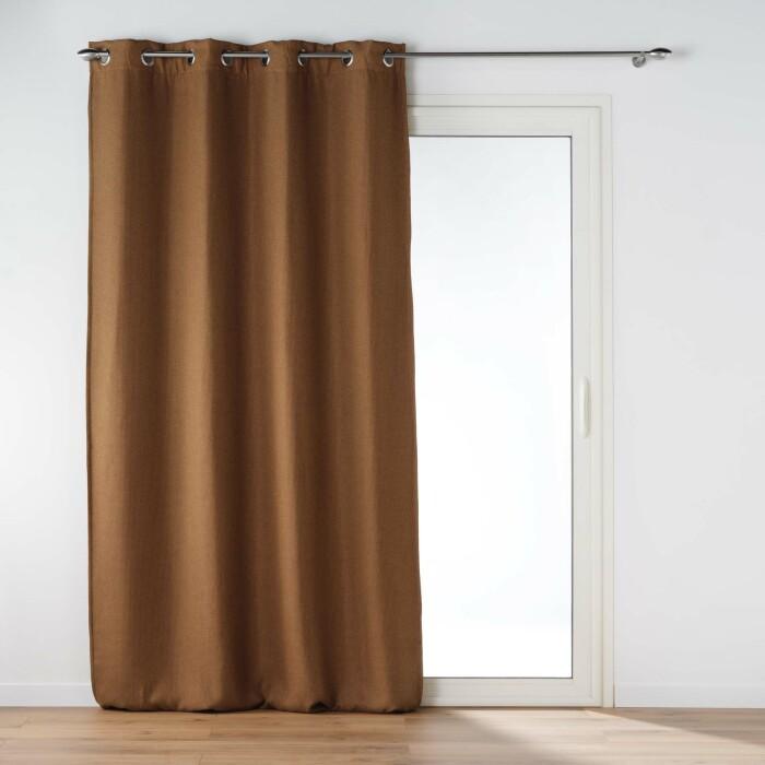 RIDEAU OEILLETS 135X240CM OCCULTANT BLAKE CAMEL