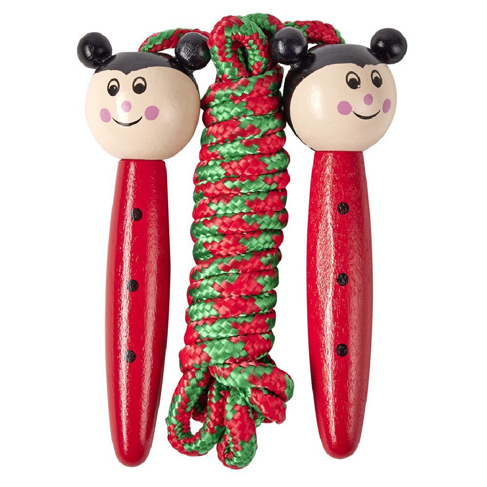 Corde à sauter poignée animal en bois certifié FSC® L157cm