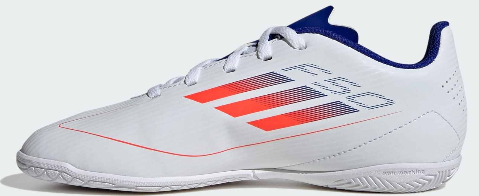 F50 Club IN Junior Cloud White/Solar Red/Lucid Blue