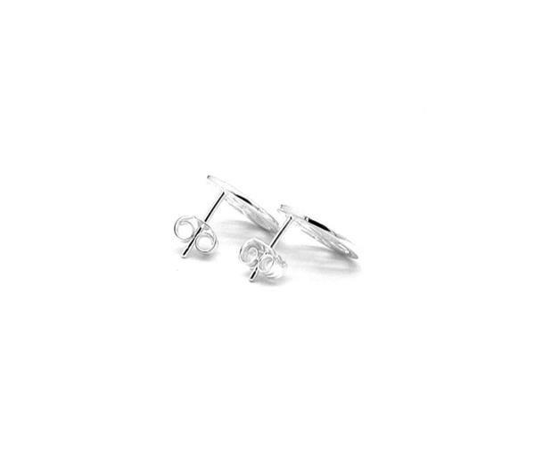 Unique And Co Ladies Unique And Co Sterling Stud Earrings with CZ