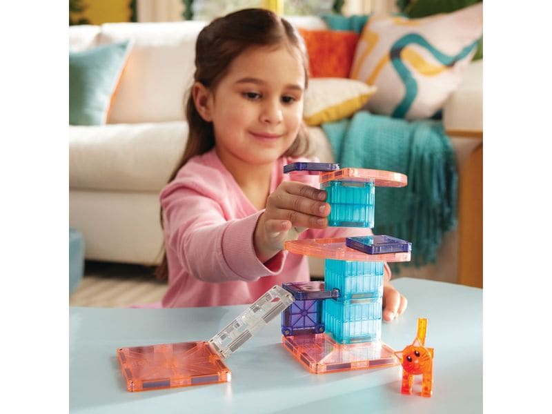 Magna-Tiles Cat Tree 13 Teile Cat Tree Spiel- und Bau-Set mit 13 magnetischen Teilen