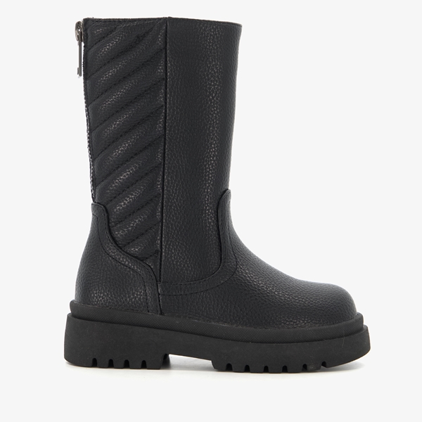 Blue Box meisjes boots zwart met sierrits