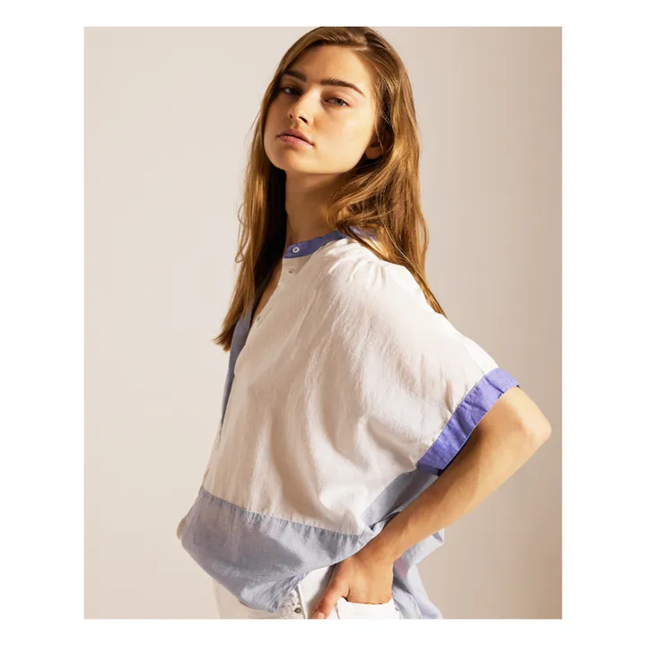 Sacrécoeur Blouse Louison Patchwork | Bleu
