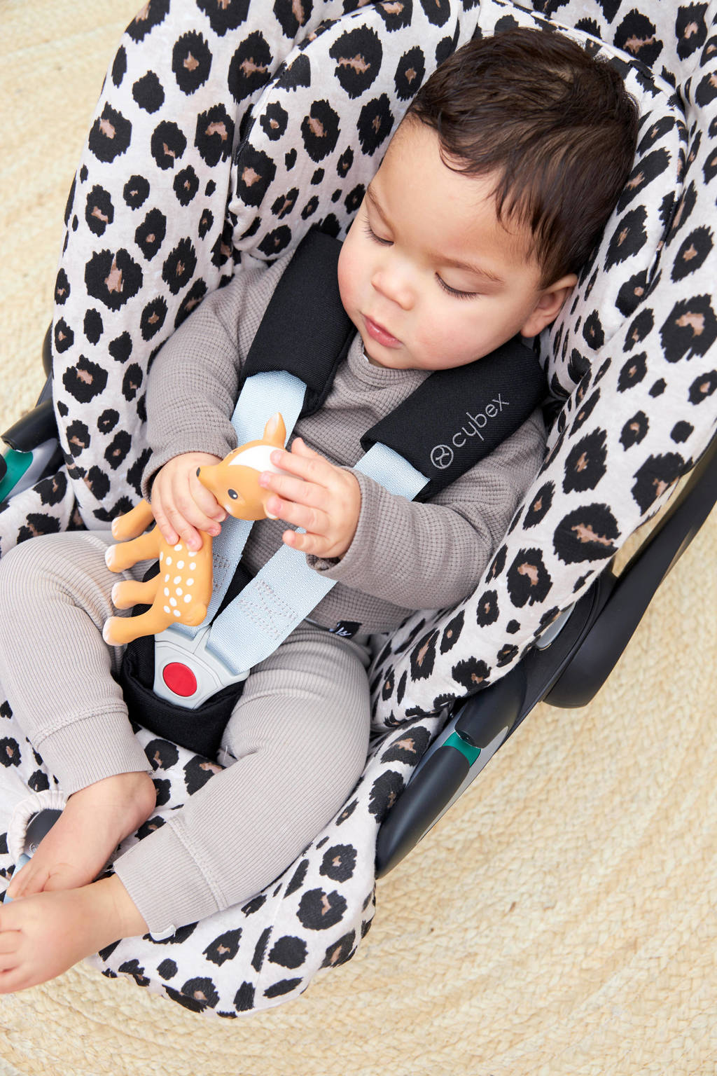 autostoelhoes Leopard Cybex Cloud Sand Melange