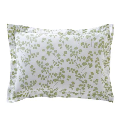 Linge de lit percale motif végétal - BECQUET CRÉATION