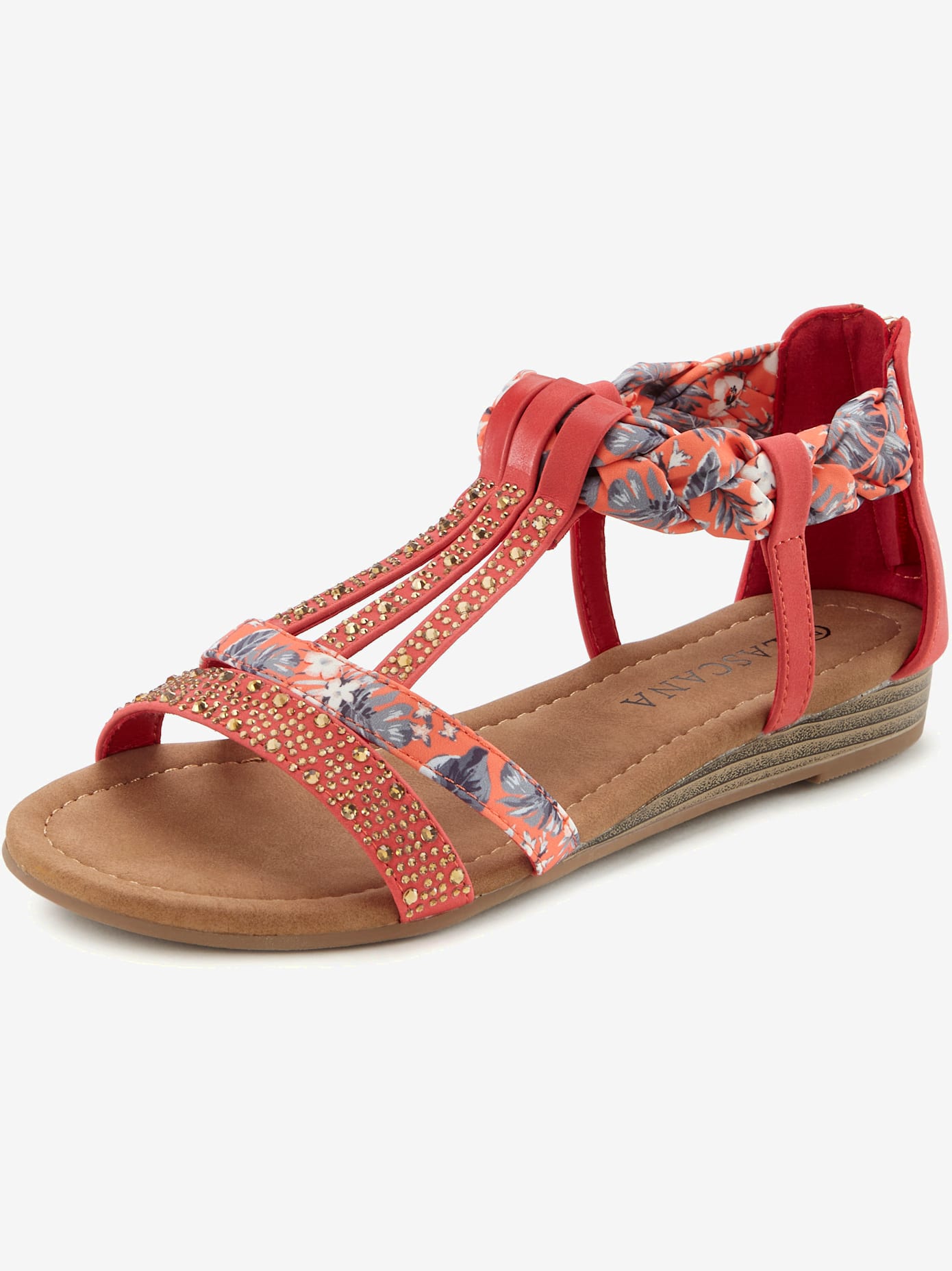 Sandales superbes éléments décoratifs, brides raffinées et petites pierres brillantes fantaisie