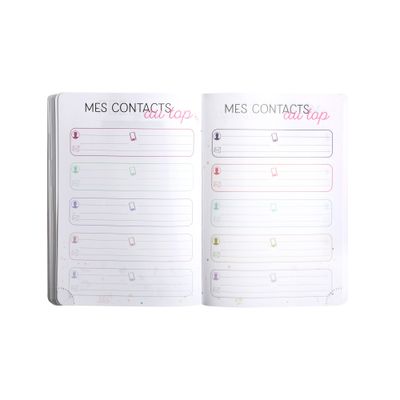 Agenda Ariel - 1 jour par page - 12 x 17 cm - bleu - Exacompta