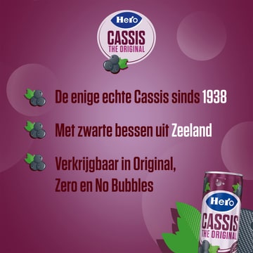 Hero Cassis The Original 4 x 250 ml