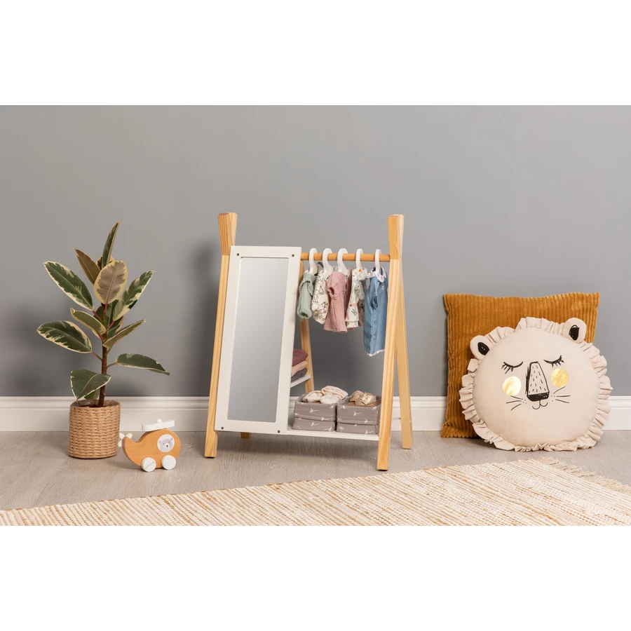 MUSTERKIND® Puppen-Garderobe Viola naturweiß