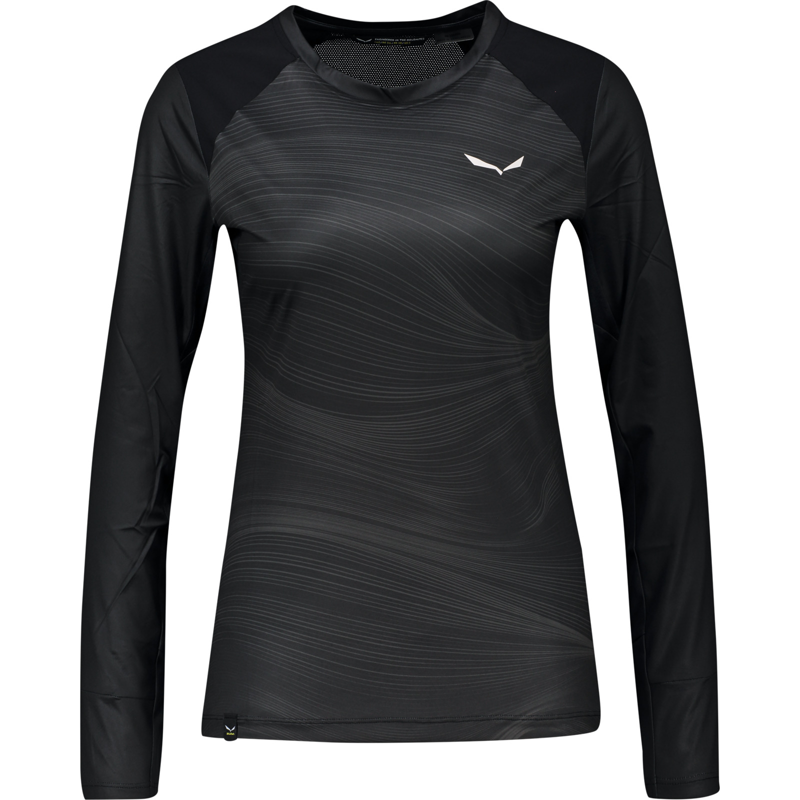 Salewa Damen-Langarmshirt Seceda Dry schwarz, 40