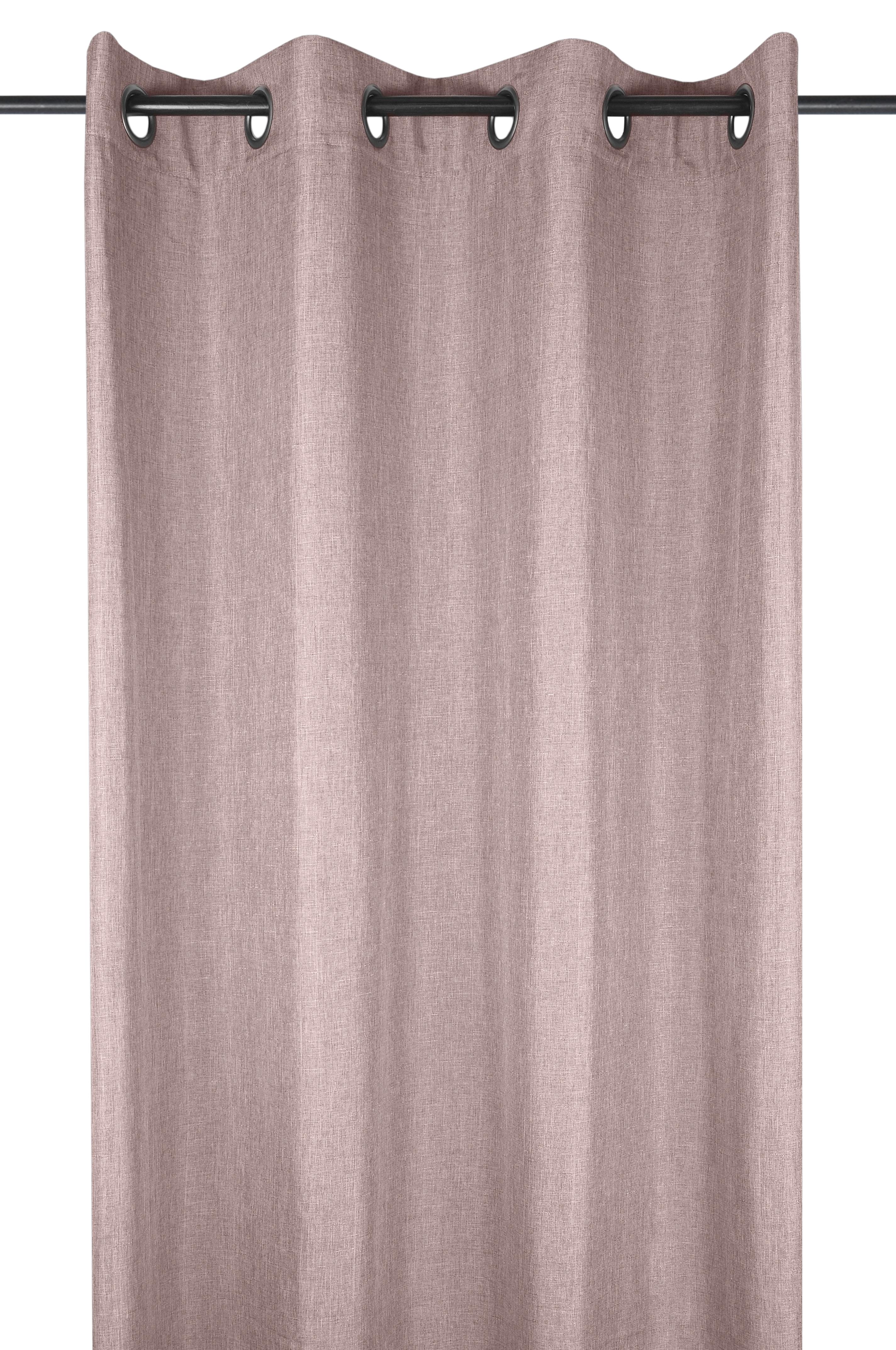 BEA RIDEAU OEILLETS 140X260CM POUDRE