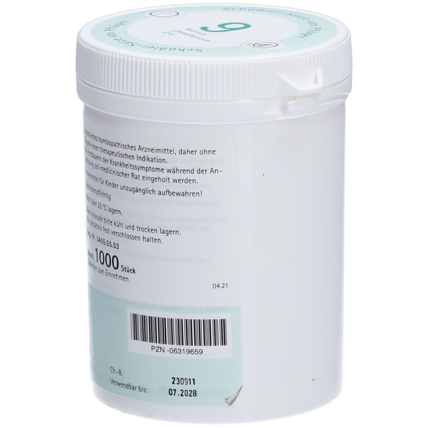 Biochemie Pflüger® Nr. 9 Natrium phosphoricum D6 Tabletten