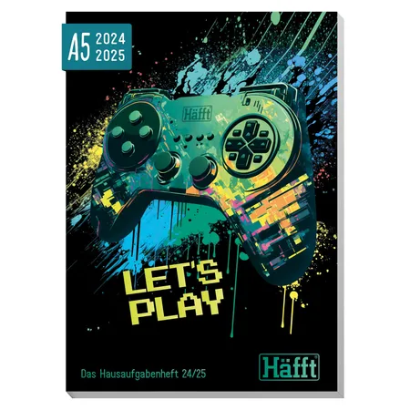 Häfft-Verlag Das Hausaufgabenheft - Let’s play - 2024/2025, A5